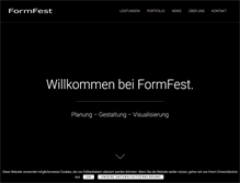 Tablet Screenshot of formfest.de